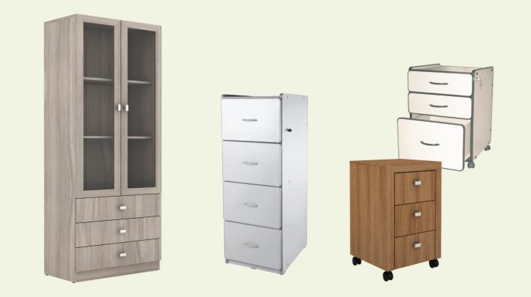 armarios, arquivos e gaveteiros